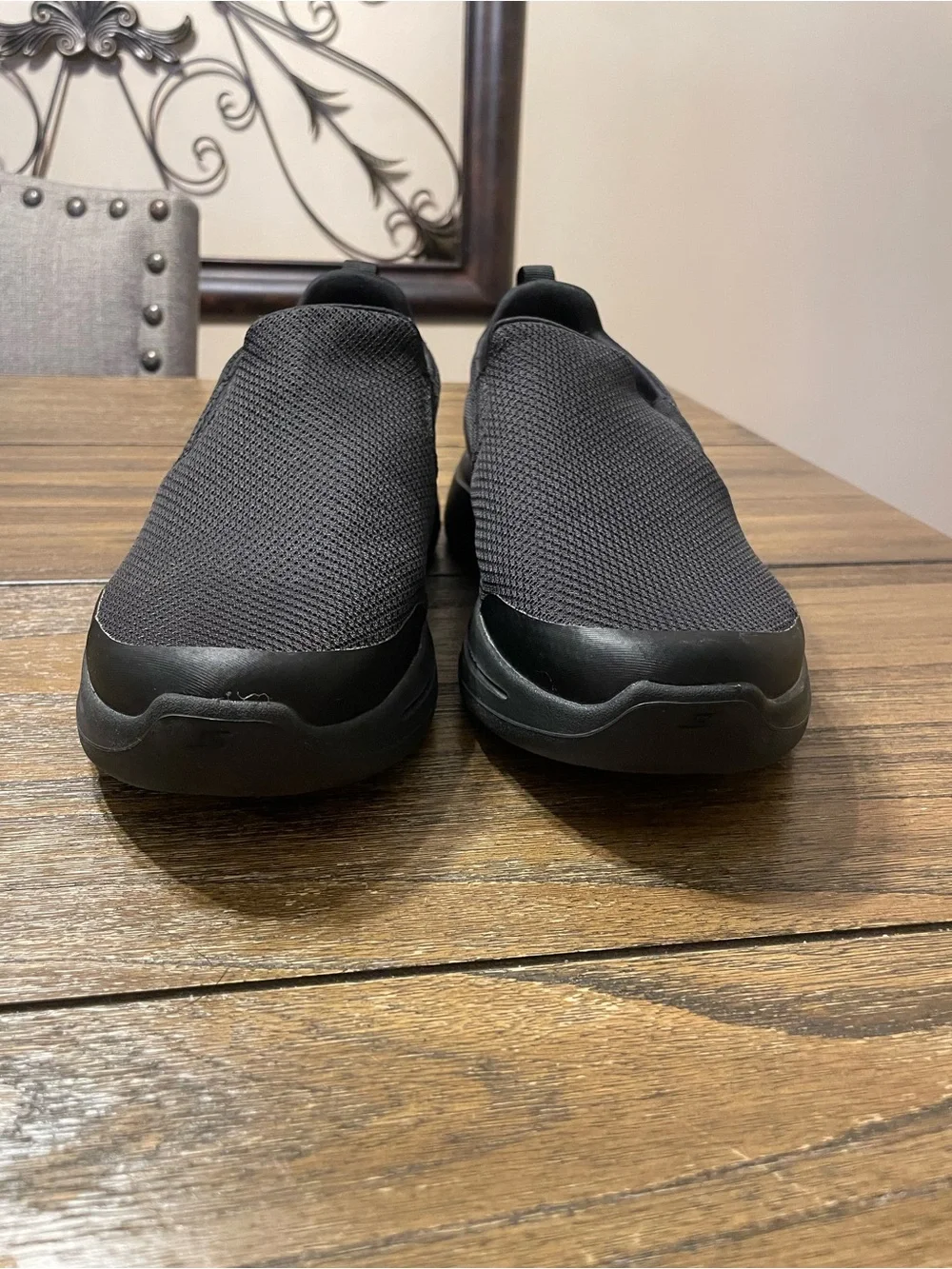 Skechers GO WALK Arch Fit - Idyllic Slip-on Sneaker Shoe Black Men’s 8 216121